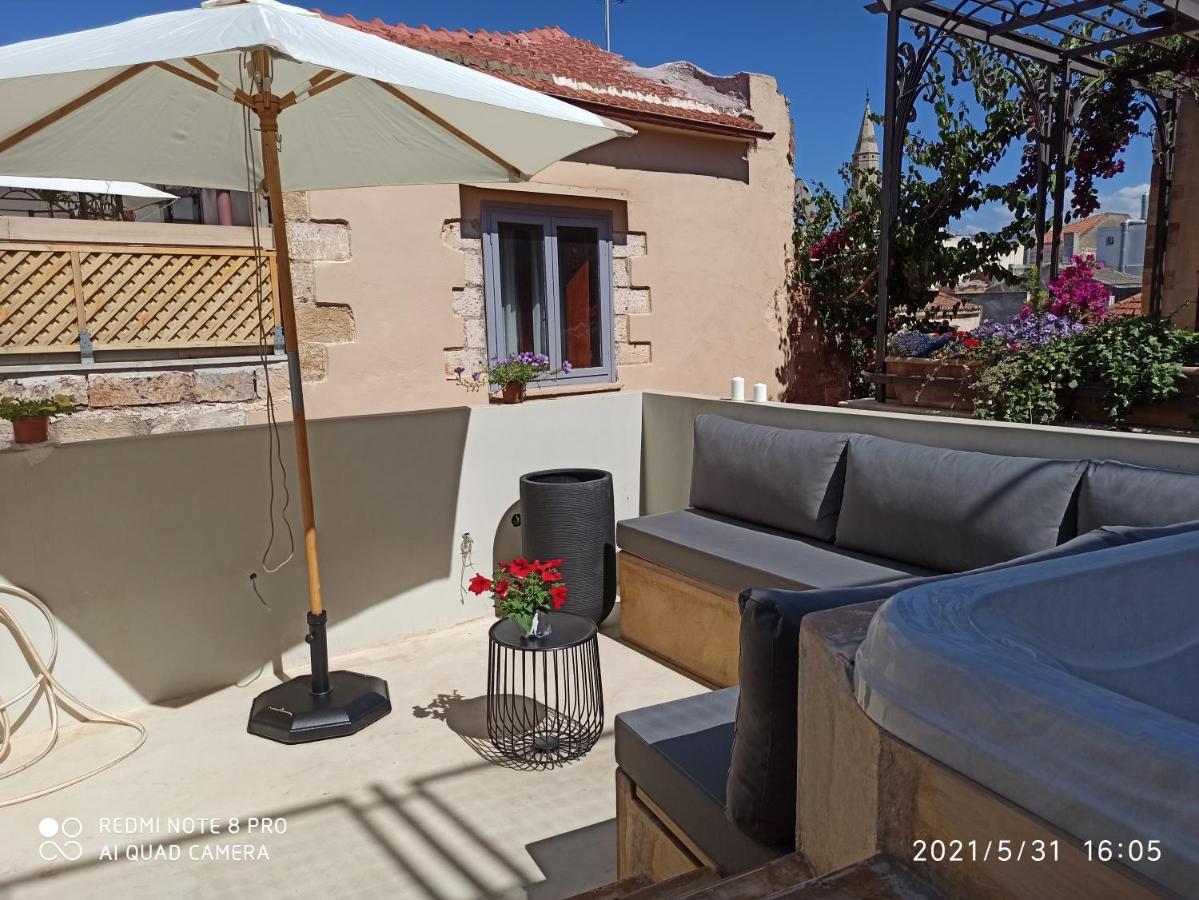 干尼亞Casa Eva With Outdoor Heated Jacuzzi And Hamam别墅 外观 照片